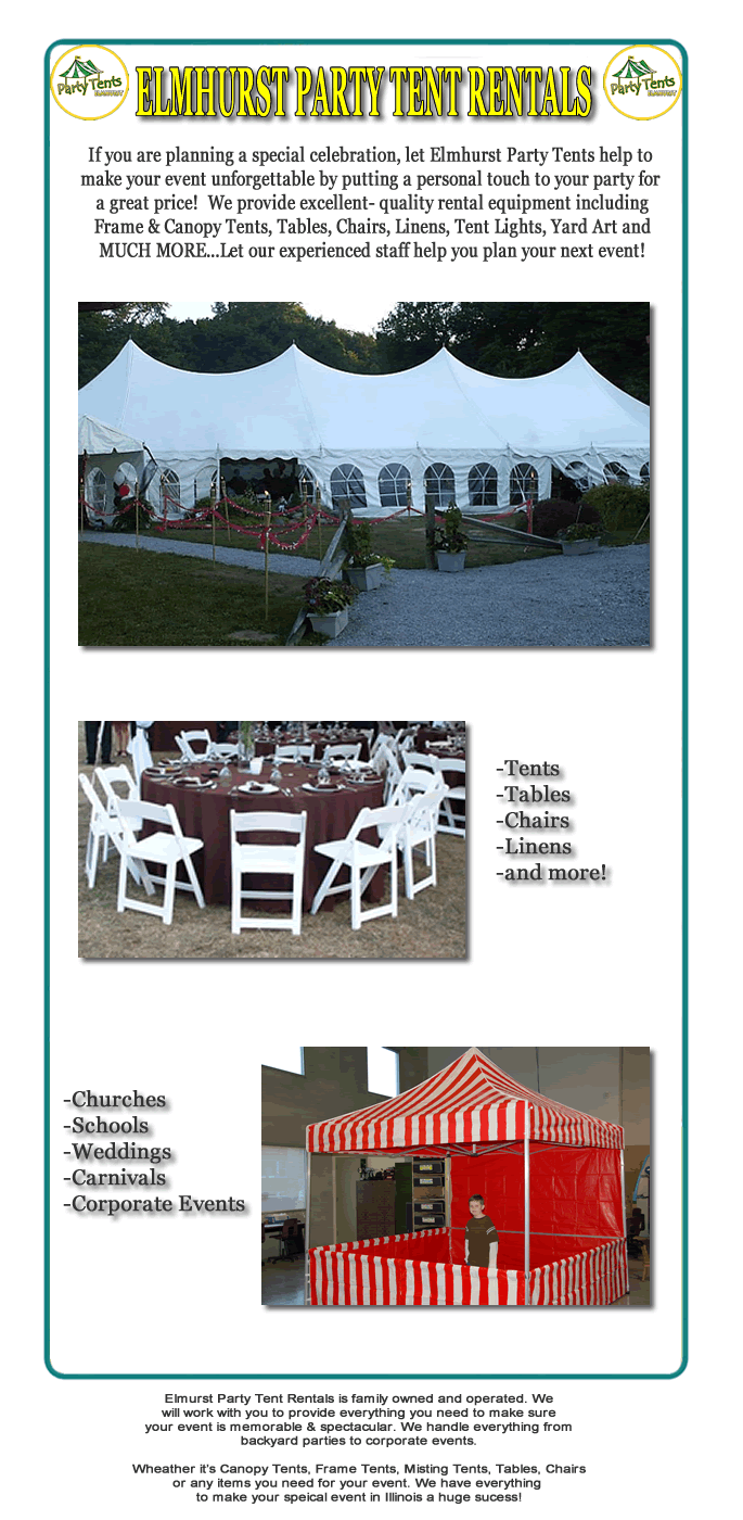 Elmhurst Party Tent Rentals